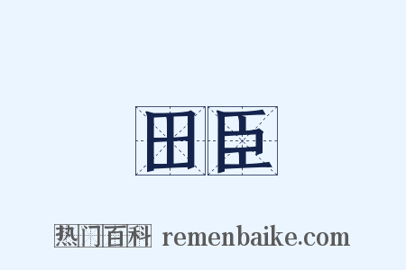 田臣是什么意思的图片